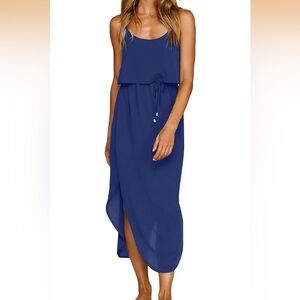 Blue dress mid size large